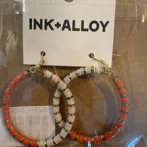 INK+ALLOY Boho Beaded Hoop Earrings